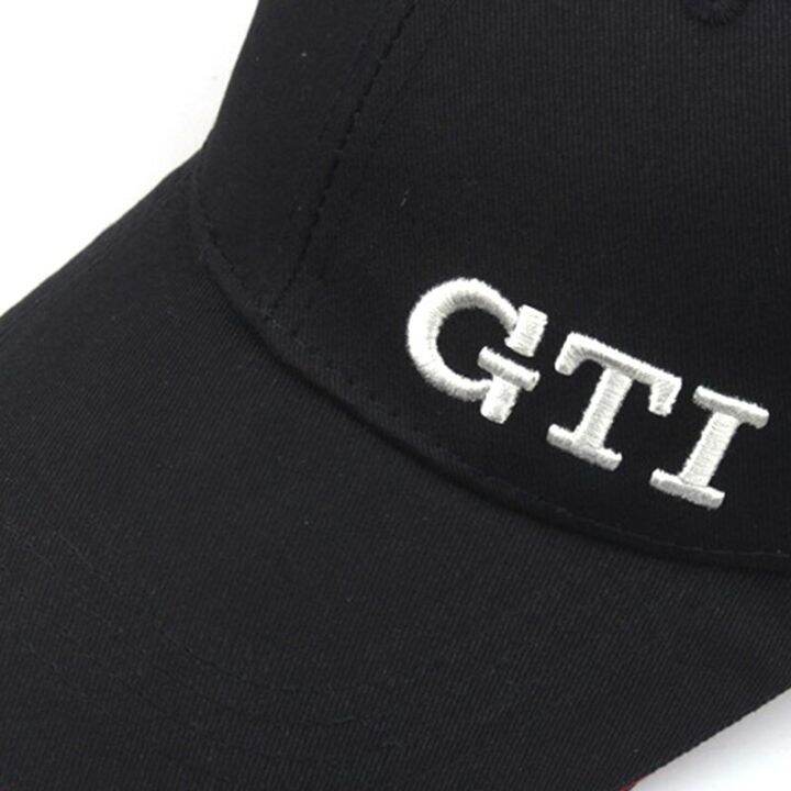 หมวกเบสบอลแบบ-snapback-ปักรถสปอร์ตหมวกผ้าฝ้ายสำหรับคุณพ่อ-gti-กอล์ฟรถยนต์หมวกกันแดดลำลองหมวกแก๊ปกลางแจ้งกันแดดโฆษณา