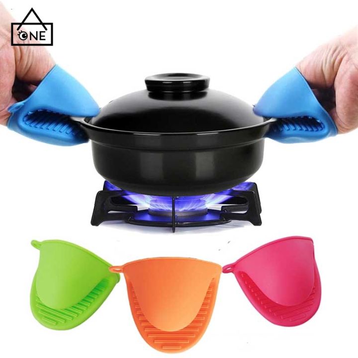 Aone Silicone Pot Holder Oven Mini Mitt Set Cooking Pinch Grips Kitchen Heat Resist Cod Lazada Ph 7105