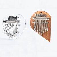 【YF】 8 Half Carlimba for Couples Wood Teclado Mbira Delicate Musical Instrument Transparent Thumb