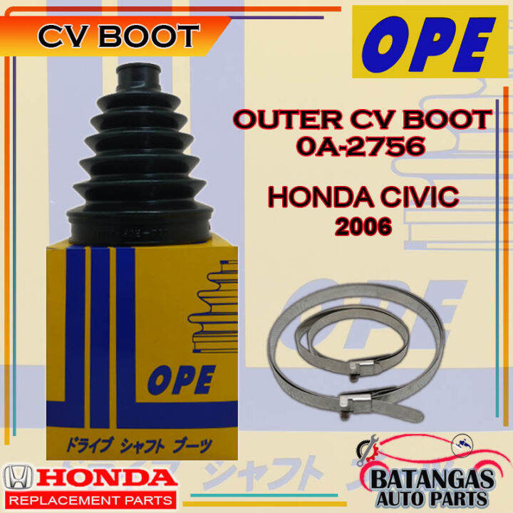 CV Boot ( OUTER ) Honda Civic 2006 OPE Part no. 0A2756 (44018SDET00