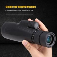 ZZOOI 10-30X50 HD Zoom Monocular Waterproof BAK4 Optical Telescope Pocket Telescope for Outdoor Camping Tourism