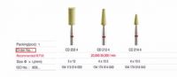 1ชิ้นทันตกรรม Lab เพชรหินเซรามิกบด Z Irconia Emax มงกุฎขัดด่วนขัด CD2024, CD2124,CD2144