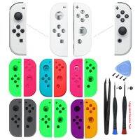 【LZ】♚☃  Kit de substituição para reparo de plástico faça você mesmo capa escudo para controle nintendo switch joycon com chave de fenda ferramenta aberta