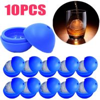 hot【cw】 5/10pcs Silicone Mold Wars Death Star Round Mould Bar Cocktail Beer Whiskey Tools Acces