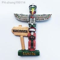 American Style Fridge Magnet Vancouver Canada Eagle Carving Refrigerator Sticker Travel Souvenir home Decorative Crafts