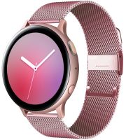 HOT QPAPSLOWPAH 607[HOT W] สายลูปแม่เหล็กสำหรับ Samsung Galaxy Watch 3/4 /5 Pro/Active 2 46Mm 42Mm สร้อยข้อมือ S3เกียร์ GT2/2e 20Mm 22Mm สายนาฬิกา