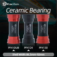 PF4124 BB86 92 Pressfit น็อตยึดช่วงล่างจักรยานบนถนน Mtb BB PF4130 PF41-พากย์เปลือกกรอบ86.5-92มม. สำหรับ Shimano/ ซแรมจีเอ็กซ์พี/SRAM-DUB