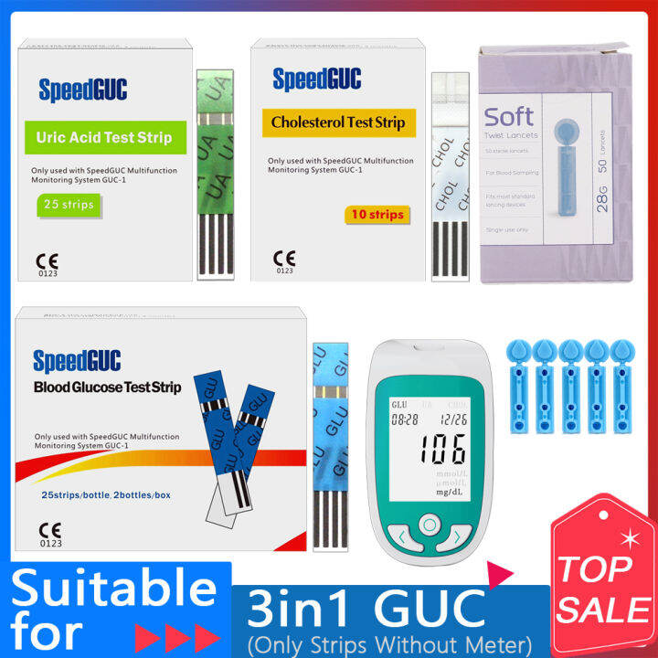 Cholesterol Test Strips&Uric acid Test Strips&Blood glucose Test strips