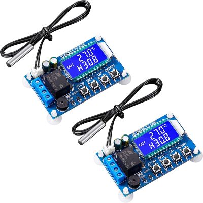 2Pcs XY-T01 Electronic Temperature Controller, Control Module -50Celsius to 100Celsius Temperature Control
