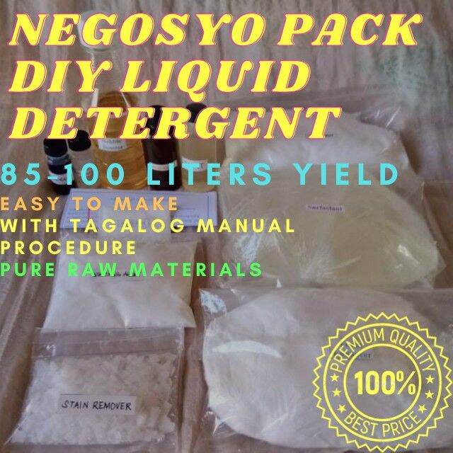 DIY Liquid Detergent NEGOSYO PACK (TIPID KITS) Lazada PH