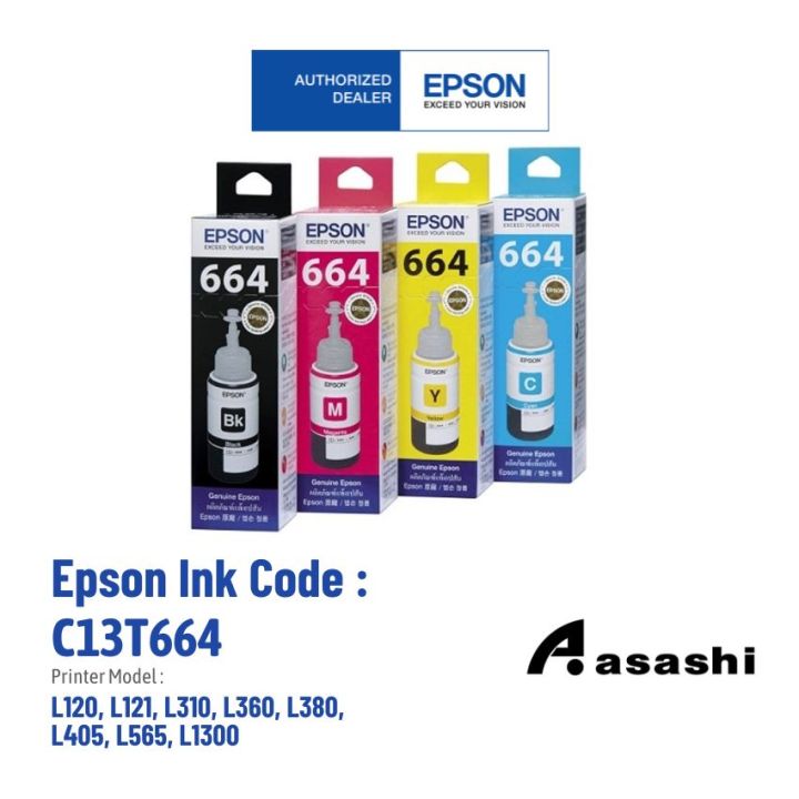 Epson T664 Combo Set 70ml Ink Bottle Lazada 6086