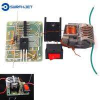 SWRFH ชิ้นส่วนอิเล็กทรอนิกส์15KV 3.7V บูสเตอร์เครื่องกำเนิดไฟฟ้าโมดูลคอยล์แปลงสเต็ปของตกแต่งงานปาร์ตี้อินเวอร์เตอร์ไฟฟ้าแรงสูง