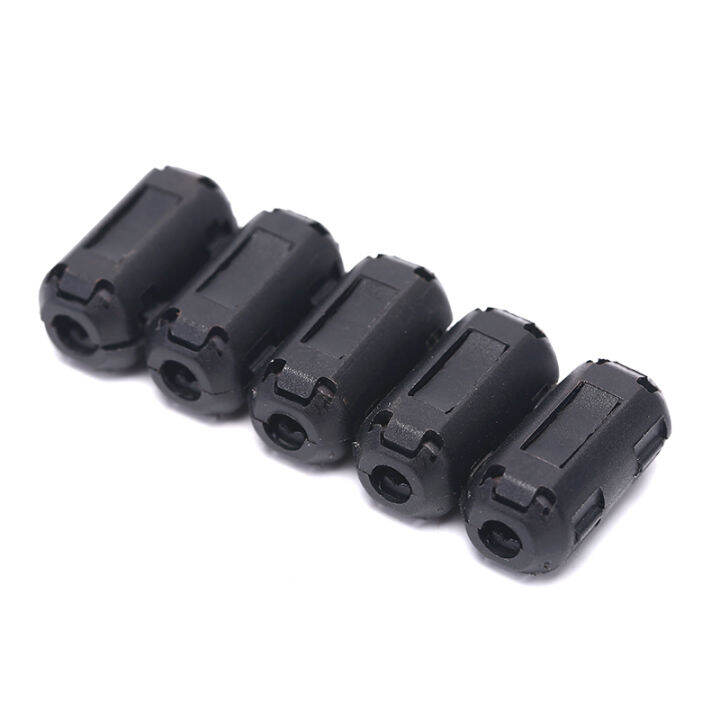 【Greenwind】 5pcs 3.5mm Noise Suppressor EMI RFI Clip Choke Ferrite Core