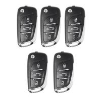 Universal Remote Key Fob 3 Buttons for Volkswagen DS Type for VVDI Key Tool 5Pcs/Lot for Xhorse XKDS00EN