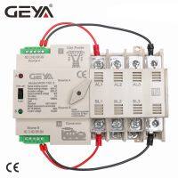 【LZ】♈  GEYA-Interruptor De Transferência Manual Elétrico Trilho Din 4P ATS 110V 220V Bobina Máxima 100A Tipo De PC Interruptor Para O Poder Da Cidade Para O Gerador