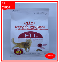 Royal Canin FIT สำหรับแมวโตรูปร่างดี ขนาด 400 g.สำหรับแมวโต อายุ 1-7 ปีสารอาหารครบถ้วน สมดุล เพื่อสุขภาพที่ดีของแมวโตคุมรูปร่างให้สมส่วน