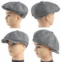 2021 NEW Newsboy Cap Men Spring Summer Octagonal Hat For Male British Herringbone Flat Caps Retro Eight blade Hats Breathable