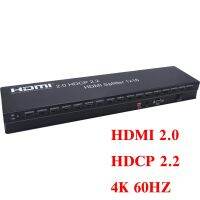 4K 60Hz HDMI 2.0 1x1 6ตัวแยก HDMI ผู้จัดจำหน่าย1-แสดงผลหลายจอ1080P ตัวแปลงวิดีโอหลายหน้าจอไปยังหน้าจอทีวี