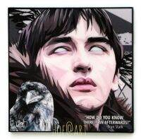 Bran Stark แบรน สตาร์ค ซีรี่ย์ Game of Thrones GOT รูปภาพ​ติด​ผนัง​ pop art ​พร้อมกรอบและที่แขวน กรอบรูป​​ ของขวัญ ของสะสม รูปภาพ​