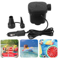 12V รถ DC Electric Air เครื่องสูบน้ำ Outdoor Inflatable เรือ เตียงลอยน้ำว่ายน้ำแบบพกพา Inflating Tool