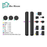 BigHouse เกมคอนโซลปลั๊กฝุ่นชุดซิลิโคนกันฝุ่นสุทธิชุดกรองฝุ่นเข้ากันได้สำหรับ Switcholed Tns-2122