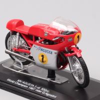 MV Agusta 500Cc แชมป์โลก1967ไรเดอร์ #1G รถจักรยานยนต์ Diecast จักรยานของเล่นโมเดลกล่องอะคริลิคโบราณ22สเกล