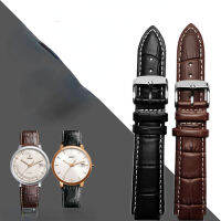 หนังแท้สายนาฬิกาสำหรับ Rado คริสตัลสกัดชุด R30939125ผู้ชายผู้หญิงยกปากลูกวัวผิวสายนาฬิกาข้อมือ14-20มิลลิเมตร