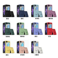 เคสป้องกันโทรศัพท์ซิลิโคนเหลวเทียมเหมาะสำหรับ Samsung Z Flip5เคสโทรศัพท์แบบรวม Dingsheng