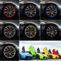 8เมตรม้วนรถยานพาหนะสีล้อ Rims ป้องกันตกแต่งแถบยางยามสายยางปั้นตัดอุปกรณ์เสริมในรถยนต์