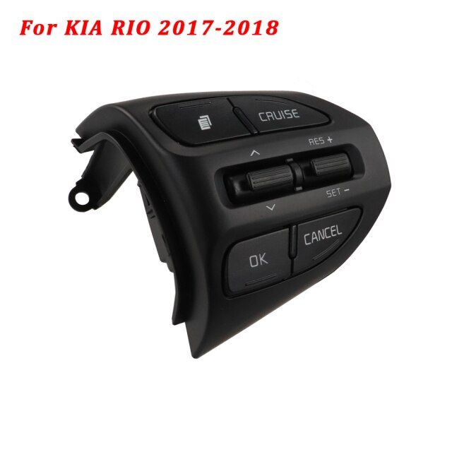 พวงมาลัยสำหรับ-kia-rio-k2-x-line-2017-2018-2019-2020-2021ปุ่มควบคุมความเร็วอัตโนมัติบลูทูธเสียงโทรศัพท์เสียงสวิทช์ระดับเสียงรถ