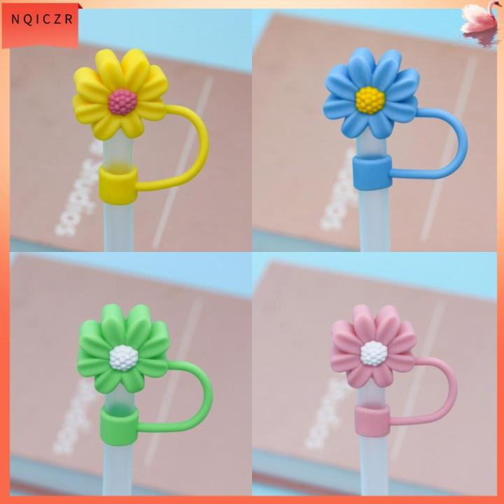 10Pcs Flower Straw Topper Fitting for Stanley Straw Covers