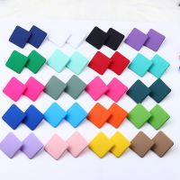 【YP】 Spray Paint Stud Earrings for Multicolor Small Pink Luxury Korean Jewelry 2022