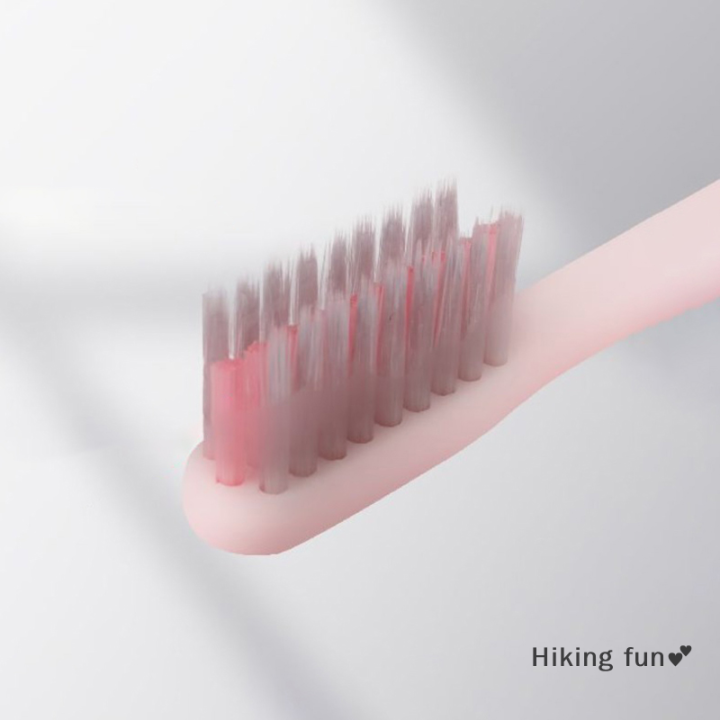 hiking-fun-1ชิ้นแปรงสีฟันสำหรับจัดฟันสำหรับผู้ใหญ่แปรงสีฟันจัดฟันแปรงสีฟันขนนุ่มสำหรับการดูแลสุขภาพช่องปาก