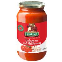 [Mega Sale] Free delivery จัดส่งฟรี  San Remo Homestyle Pasta Sauce Bolognese Mushroom 500g. Cash on delivery เก็บเงินปลายทาง