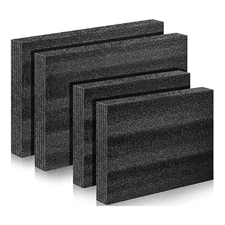 4 Pcs Customizable Polyethylene Black Foam Packing Foam Inserts for ...