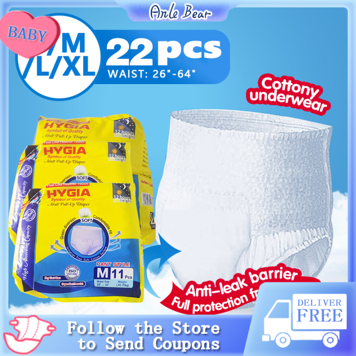 Anle Bear Adult Diaper Pullups Pants Disposable Diapers Care Adult Diapers For Senior Women
