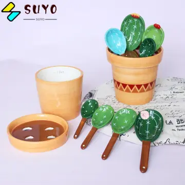 10Pcs/Set Measuring Cup Spoons Pure Color Combination Cute