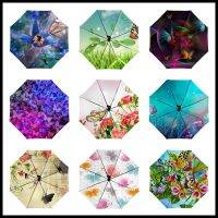 【Ink and green】 Galaxy Galaxyumbrella Sun Protection OutdoorTool Parapluie