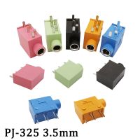 2/10 Pcs PJ-325 3.5mm Earphone Jack Multicolor PJ325 3.5MM 5 Pin Stereo Female Audio Jack Headphone Socket PCB Mount Connector