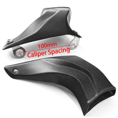 Motorcycle Brake Ducts Air Cooling Caliper spacing 100mm For Ducati PANIGALE V4 2018- V2