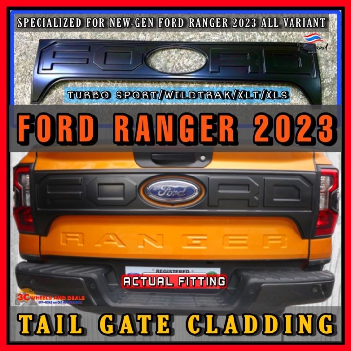 NEXT-GENERATION FORD RANGER 2023 TAILGATE CLADDING/REAR CLADDING(ford ...