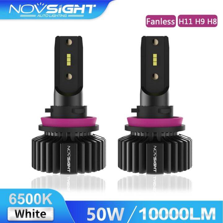 Bluetooth headset Novsight N31 H11 H9 H8 CarLED Headlight Silent ...