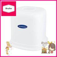 กล่องใส่ทิชชูม้วนเหลี่ยม SUPER LOCK สีขาวSQUARE TISSUE DISPENSER SUPER LOCK WHITE **ของแท้100%**