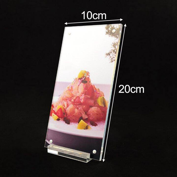 Acrylic Picture Photo Frame Display Rack Photo Protection Poster