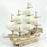 3D Wooden Ship Jigsaw Toys Learning Building Robot Model DIY Sailing Boat Plane Puzzle Aircraft Gift Kids Car Toy For Children