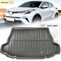 Tailored Boot Cargo Liner ถาดสำหรับ Toyota C-HR CHR C HR 2017 2018 2019 2020ด้านหลังถาดชั้นพรมโคลน Kick กันน้ำ