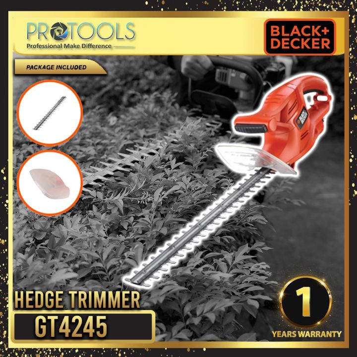 Black & Decker 45cm Hedge Trimmer - 420W