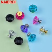 【YD】 NAIERDI 10 Pack Colorful Cabinet Knobs 26mm Gold Handles Handle Cupboard Door Pulls