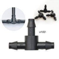 Gardening Hose Fittings Dripper Drip Fittings PVC Pipe (1/4in) 4/7mm (100pcs) Start Tee (Joint) GOULD