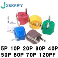 ❉☊♚ 10PCS adjustable capacitor 5P 10P 20P 30P 40P 50P 60P 70P 120PPF JML06-1-120P trimmer variable capacitance plastic 6mm 20/30/PF